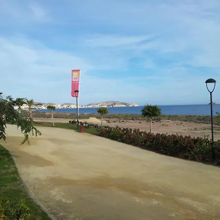 Homes Of Spain, Mar De Pulpi Fase 1, Apartamento Primera Linea De Playa, Bajo Con Jardin Y Wifi