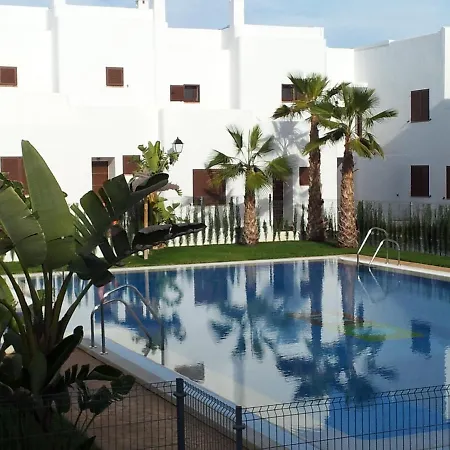 Homes Of Spain, Mar De Pulpi Fase 1, Apartamento Primera Linea De Playa, Bajo Con Jardin Y Wifi